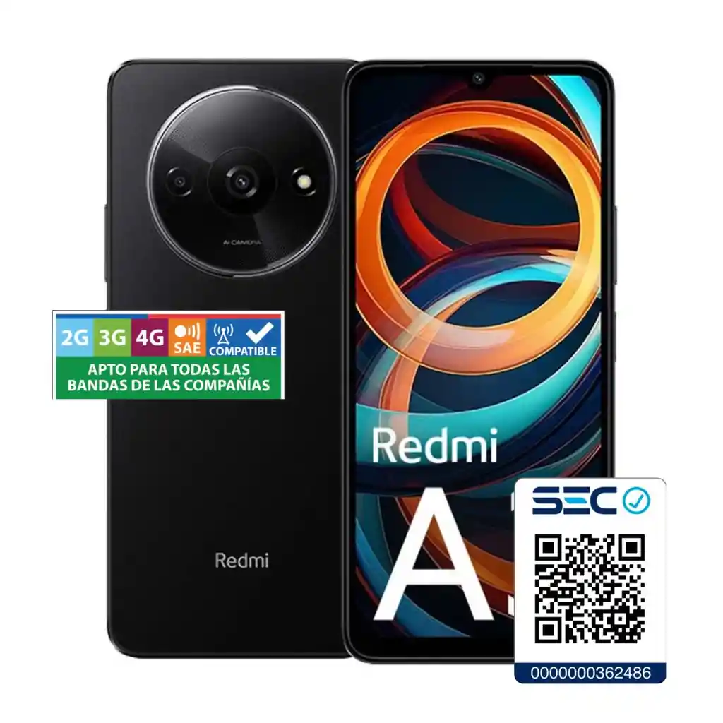 Xiaomi Redmi A3 4gb + 128gb Negro