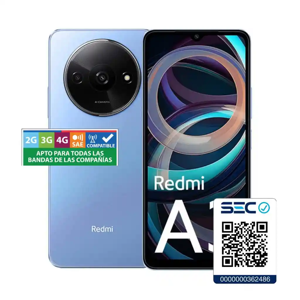 Xiaomi Redmi A3 4gb + 128gb Azul