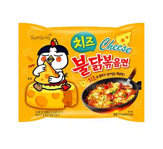 Buldak Ramen De Pollo Sabor Queso Picante 140 Gr