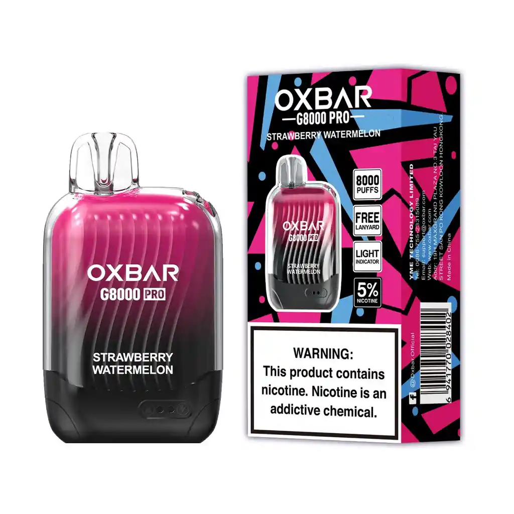 Oxbar 8000 Puff (strawberry Watermelon)