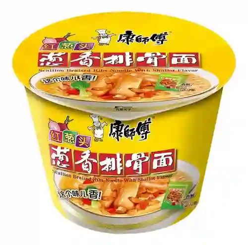 Ramen Instantáneo Con Sabor A Costila De Cerdo Kang Shi Fu 110g