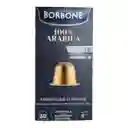 Café Borbone 100% Arábica 30 Cápsulas Compatibles Nespresso®