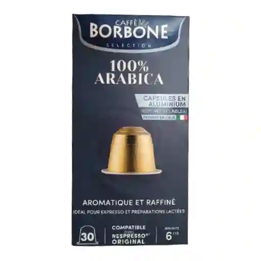 Café Borbone 100% Arábica 30 Cápsulas Compatibles Nespresso®