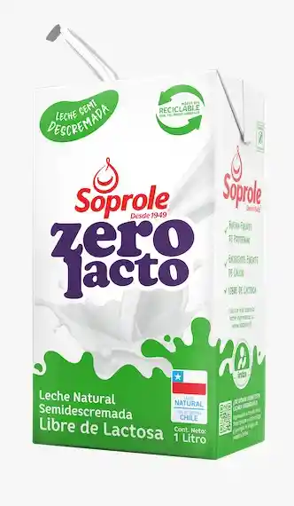 Leche Zerolacto Semidescremada 1l