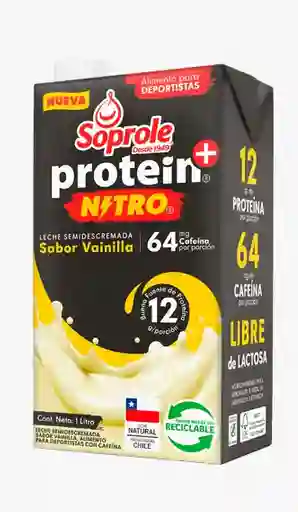 Leche Protein+ Nitro Semidescremada Con Cafeína 1l