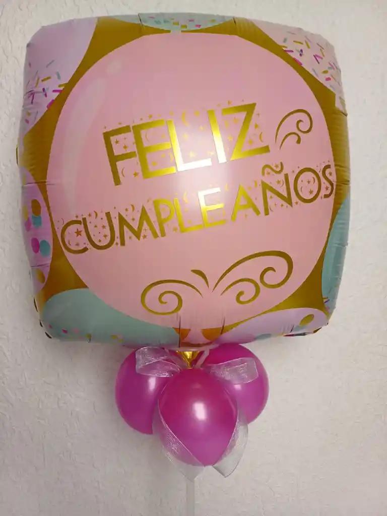 Globo Metalizado Feliz Cumpleaños