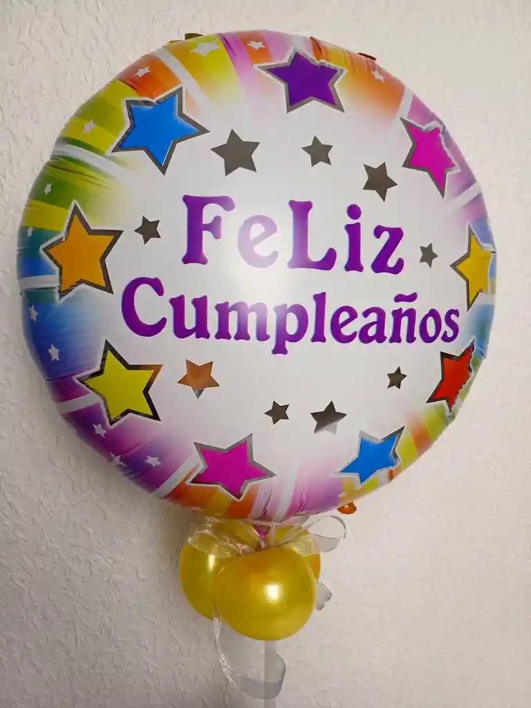 Globo Metalizado Feliz Cumpleaños