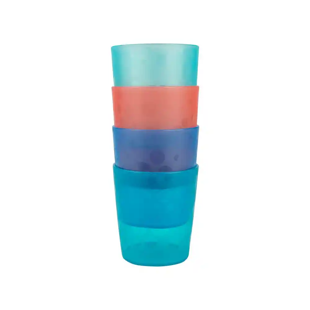 Pack 4 Vasos Para Niños Pequeños Drbrowns 18m+