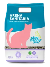 Arena Aglutinante Stay Happy Lavanda 10kg