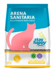 Arena Aglutinante Stay Happy Limon 10kg