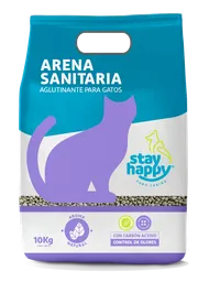 Arena Aglutinante Stay Happy Sin Aromas 10kg