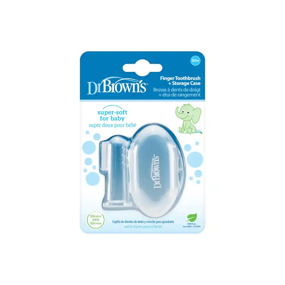 Cepillo De Dientes De Dedo Extra Suave Drbrowns 3m+