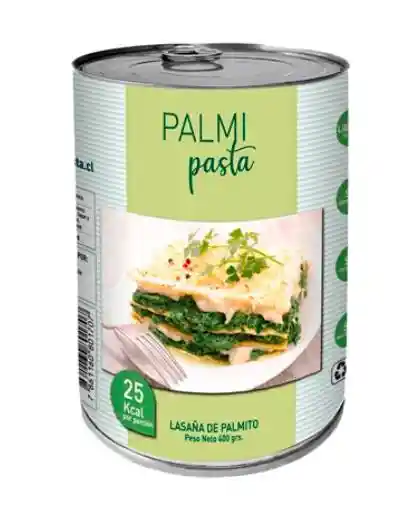 Lasaña De Palmitos Palmipasta 800g