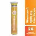 Vitamina C Naranja 1000mg Tabletas Efervescentes X 20