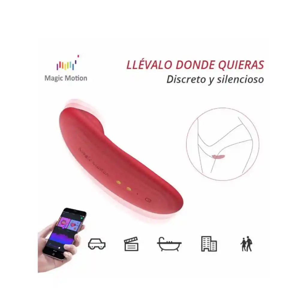 Calzón Vibrador Magic Nyx Con App