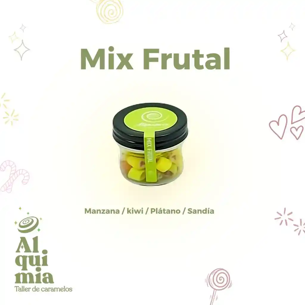 Frasco 80 Grs Mix Frutal