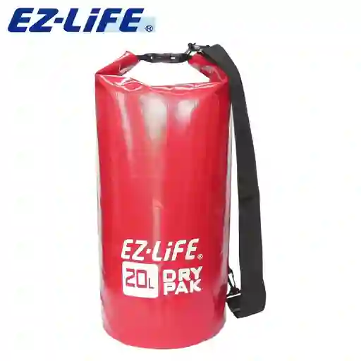 Dry Bag 20 Lt Roja Bolsa Seca Ez-life (bolsa Impermeable)