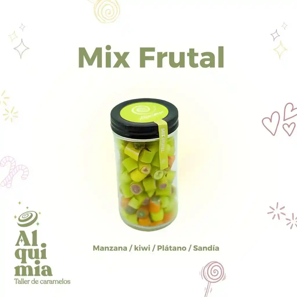 Frasco 250 Grs Mix Frutal