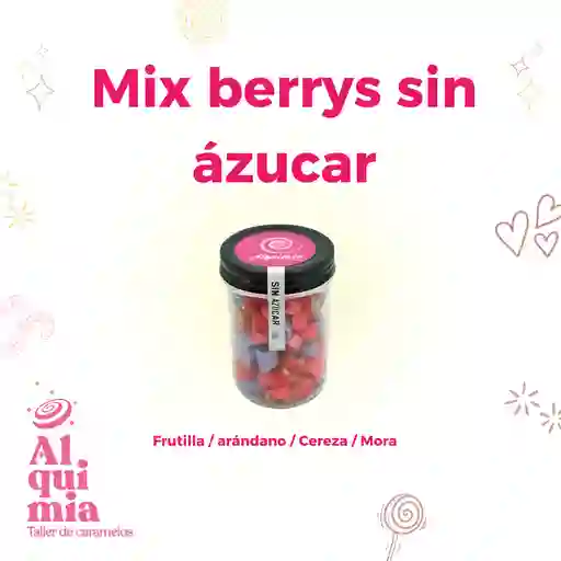 Frasco 150 Grs Mix Berrys Sin Ázucar