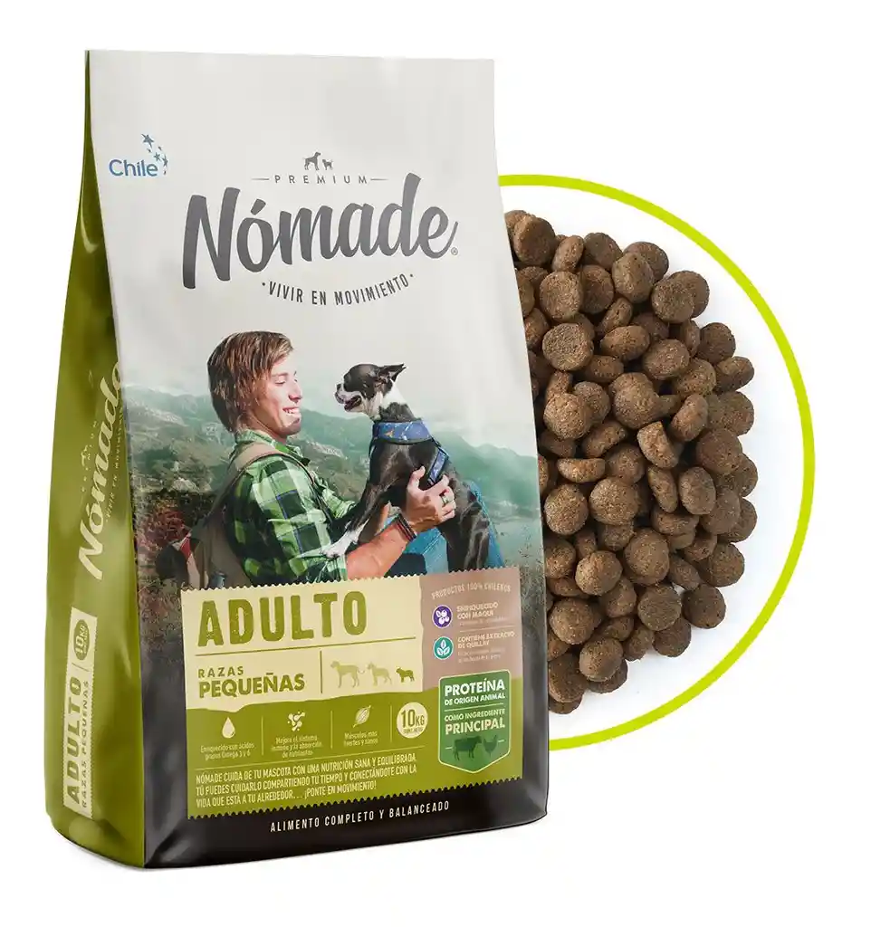 Nomade Canino Adulto Razas Pequeñas 3kg