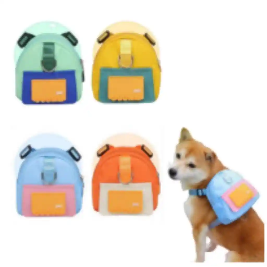 Wonder Dog - Arnes Con Mochila Para Perros Talla M - Cuello: 35-58cm/pecho: 41-65cm (fb-896m)