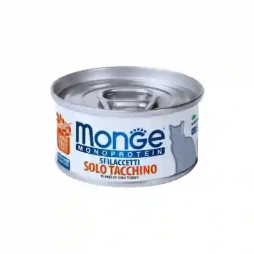 Monge, Alimento Húmedo Para Gatos, Sabor Pavo (80 Gr)