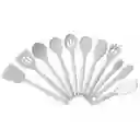 Utensilios De Cocina - Set 11 Utensilios Antiadherentes Gris