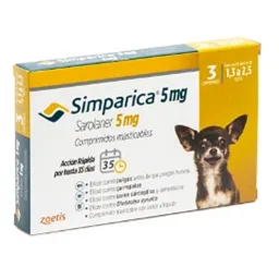 Simparica 3 Comprimidos Para Perros 1.3-2.5 Kg