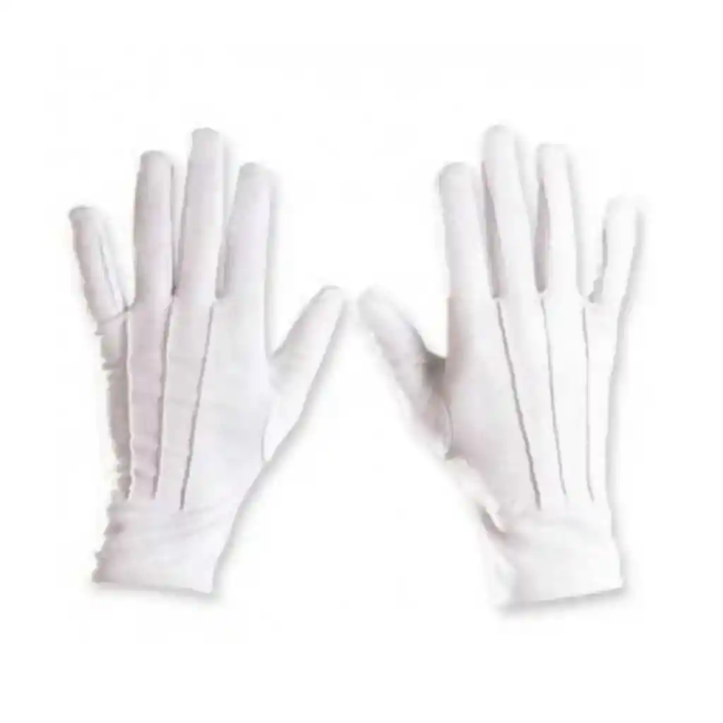 Guantes Blancos Formal Algodón Guardia Honor