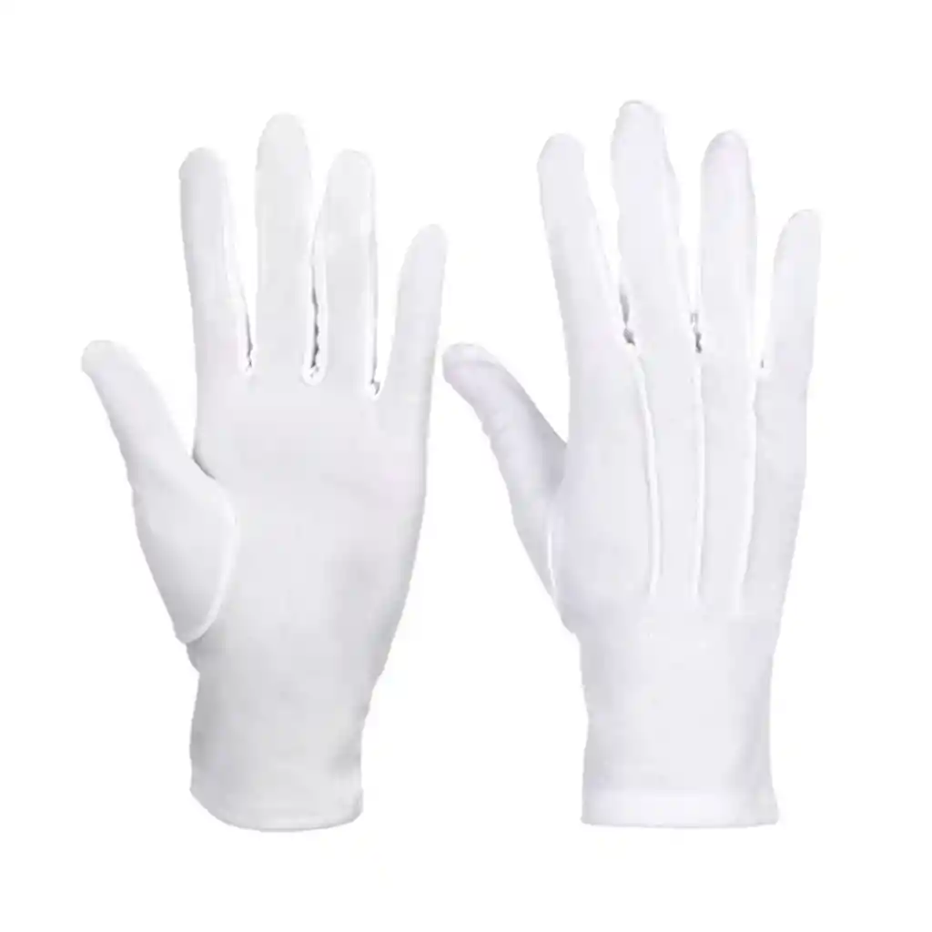 Guantes Blancos Formal Algodón Guardia Honor