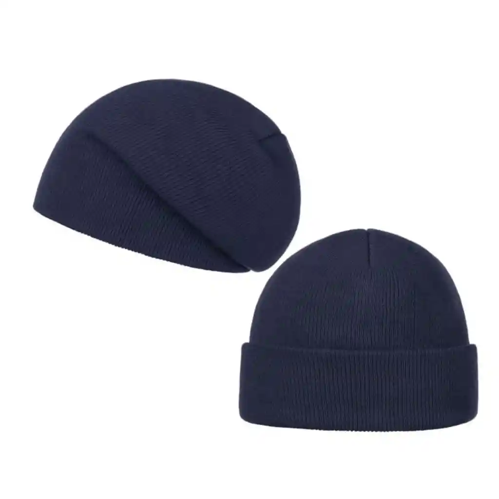 Gorro Beanie Lana Doblez