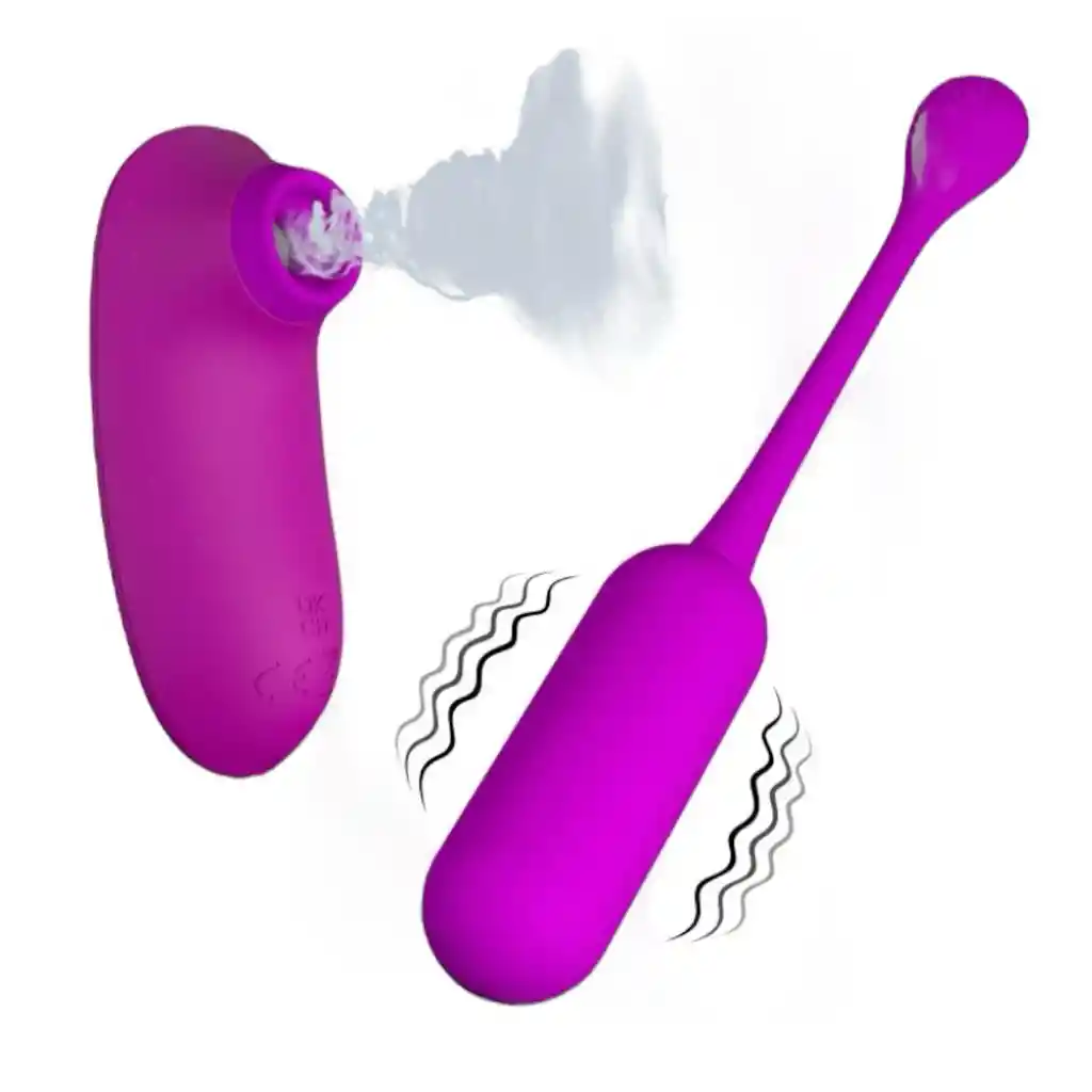 Kit Succionador Y Huevo Vibrador