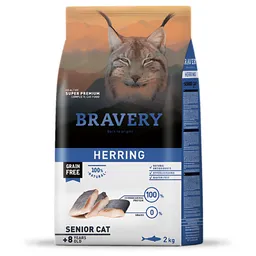 Bravery Senior Cat Herring 7 Kg