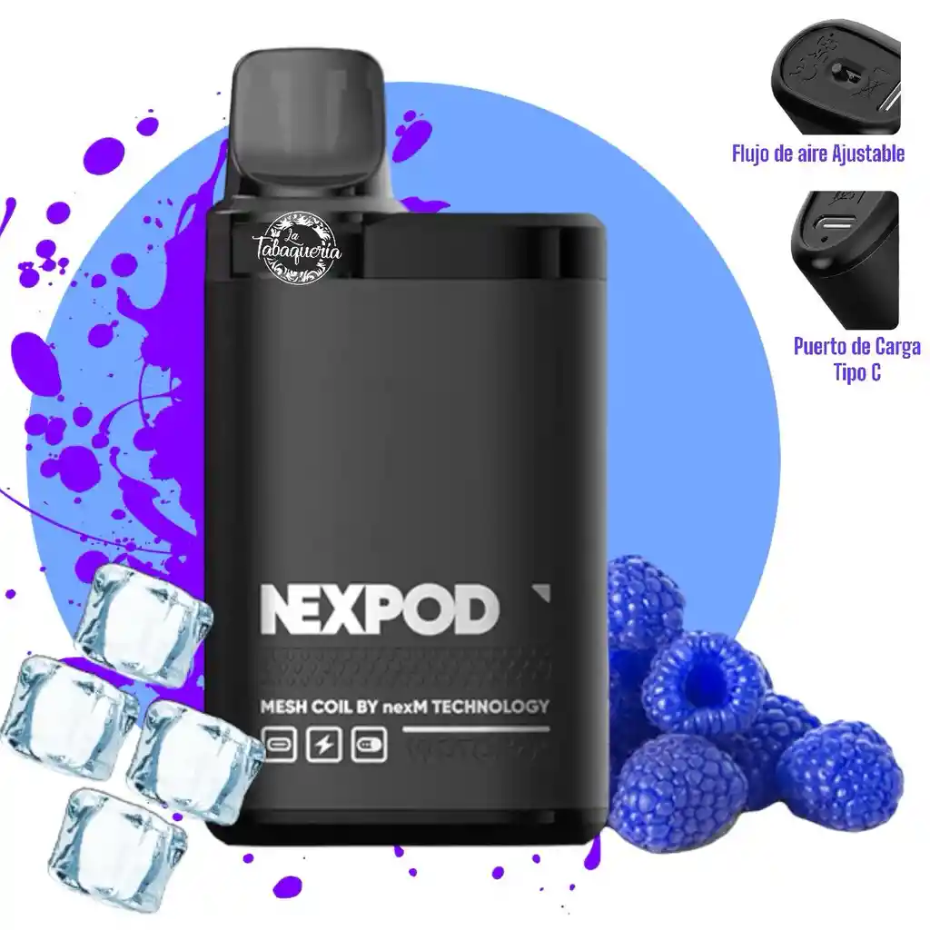 Vape Wotofo Nexpod Mora Azul 5000puffs