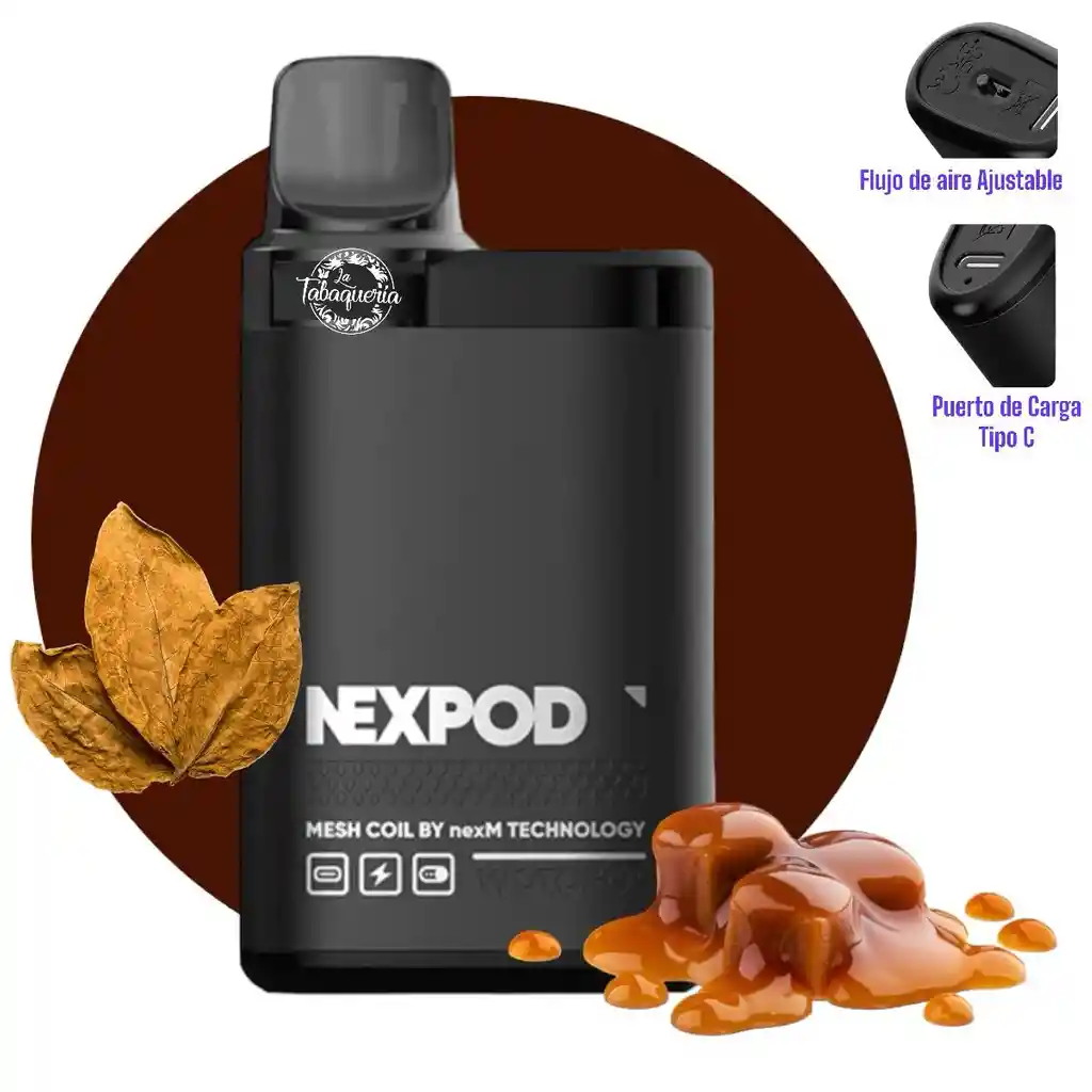 Vape Wotofo Nexpod Caramelo 5000puffs