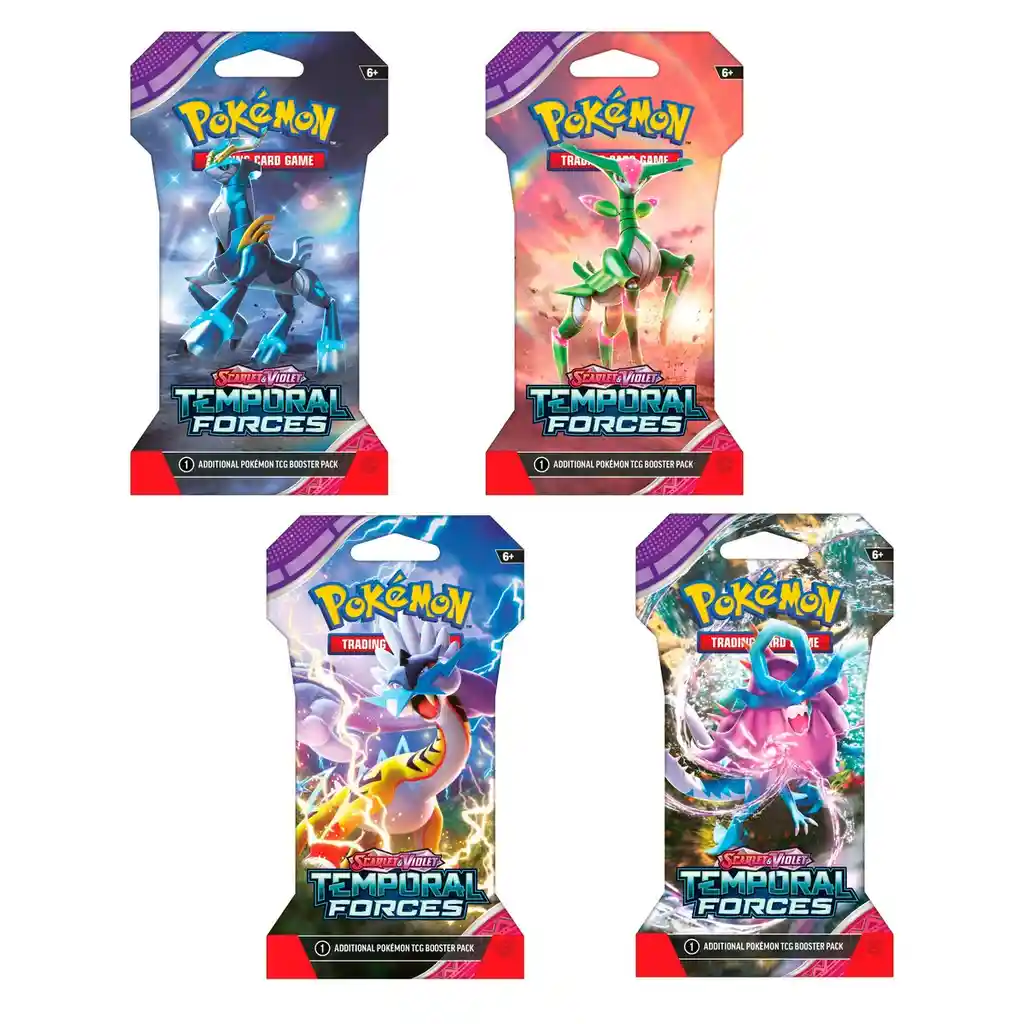 Temporal Forces Sleeved Booster Inglés Pokemon