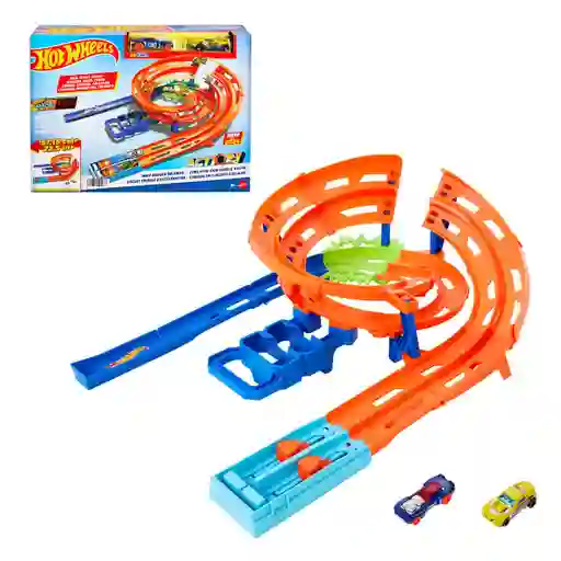 Hot Wheels Action Pista De Juguete Circuito Giro Veloz