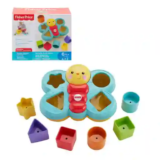 Fisher-price Juguete Para Bebés Mariposa Bloques Divertidos