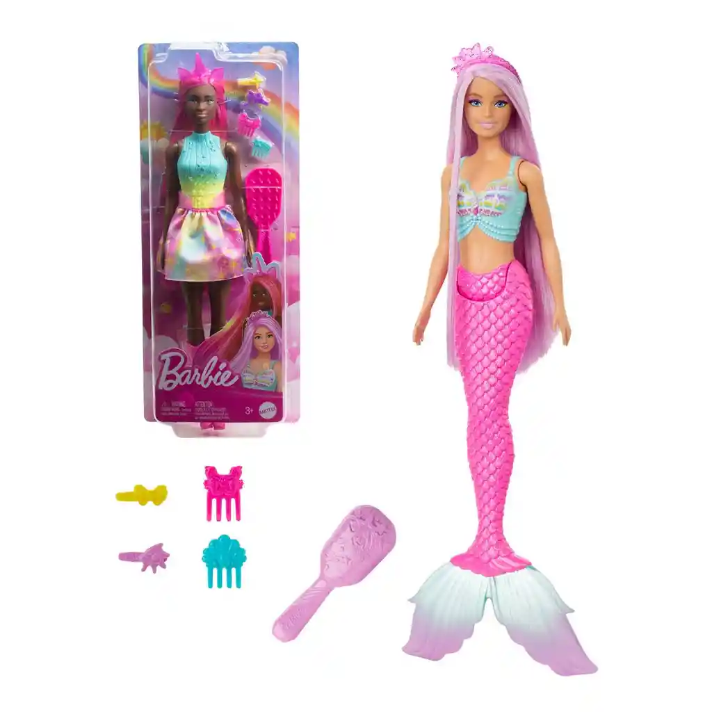 Barbie Fantasía Muñeca Cabello Largo De Ensueño