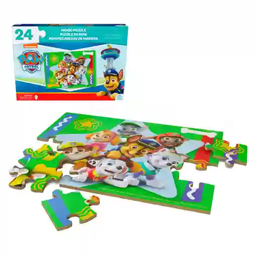 Paw Patrol Puzzle Madera 24 Piezas