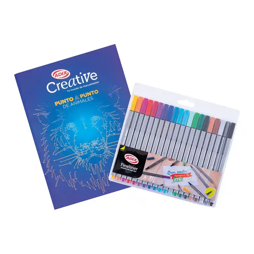 Set Libro Puntos + Fineliner Creative