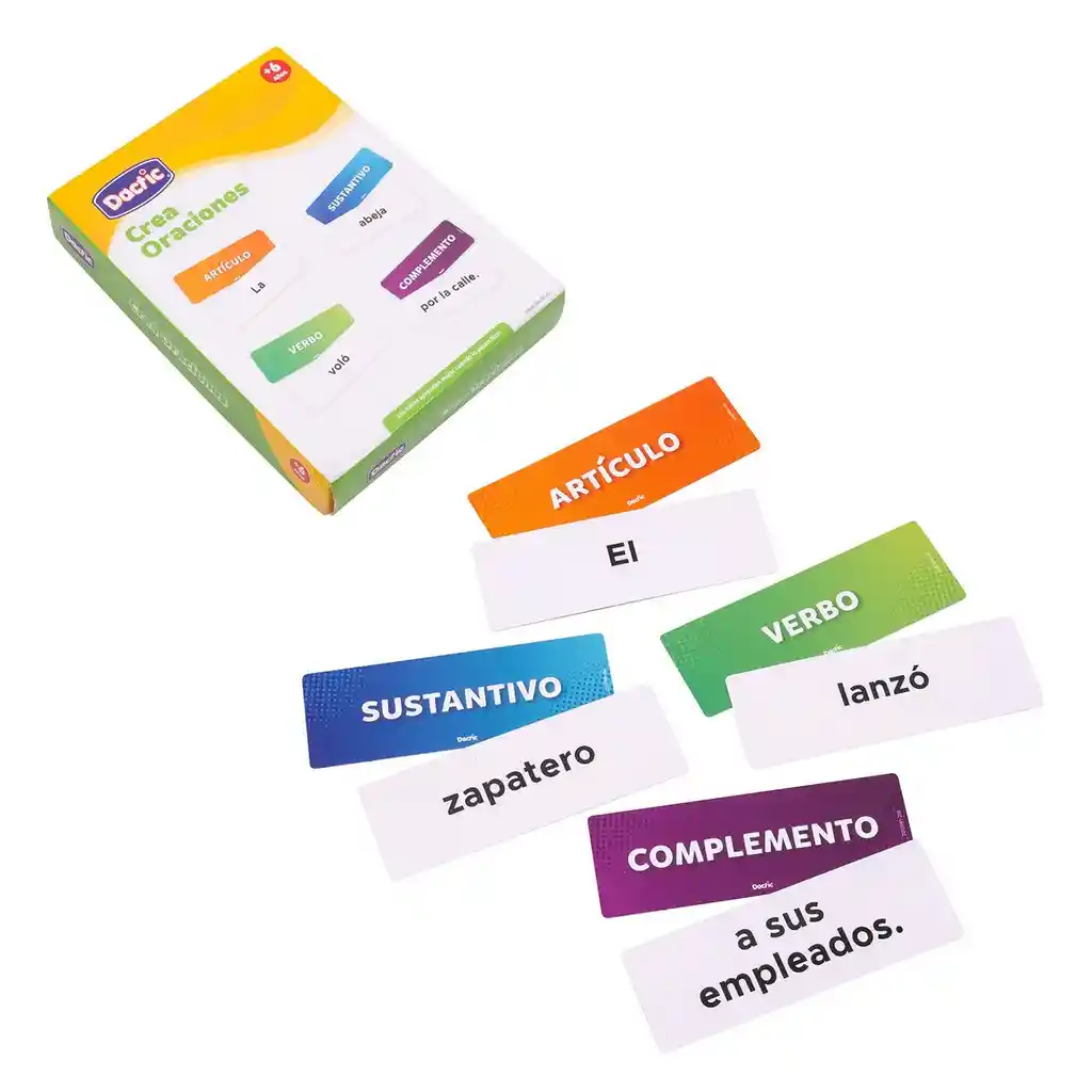 Lámina Crea Oraciones 4x12cm Dactic