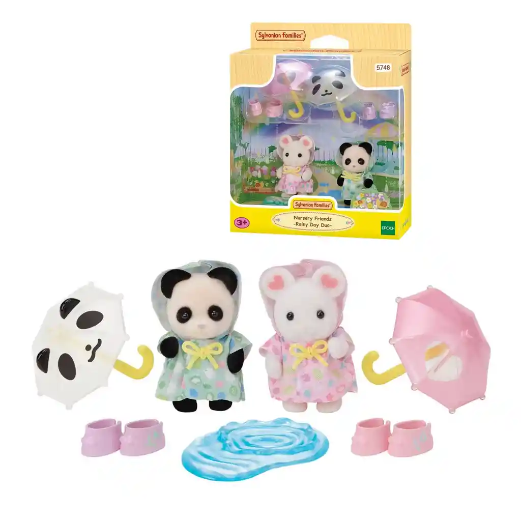 Set Dia De Lluvia Sylvanian Families