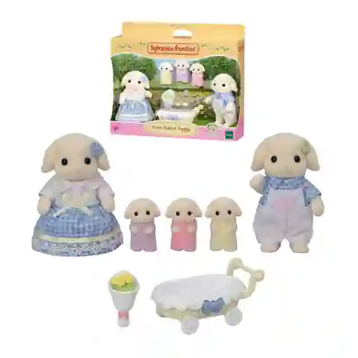 Familia Conejo Flora Sylvanian Families