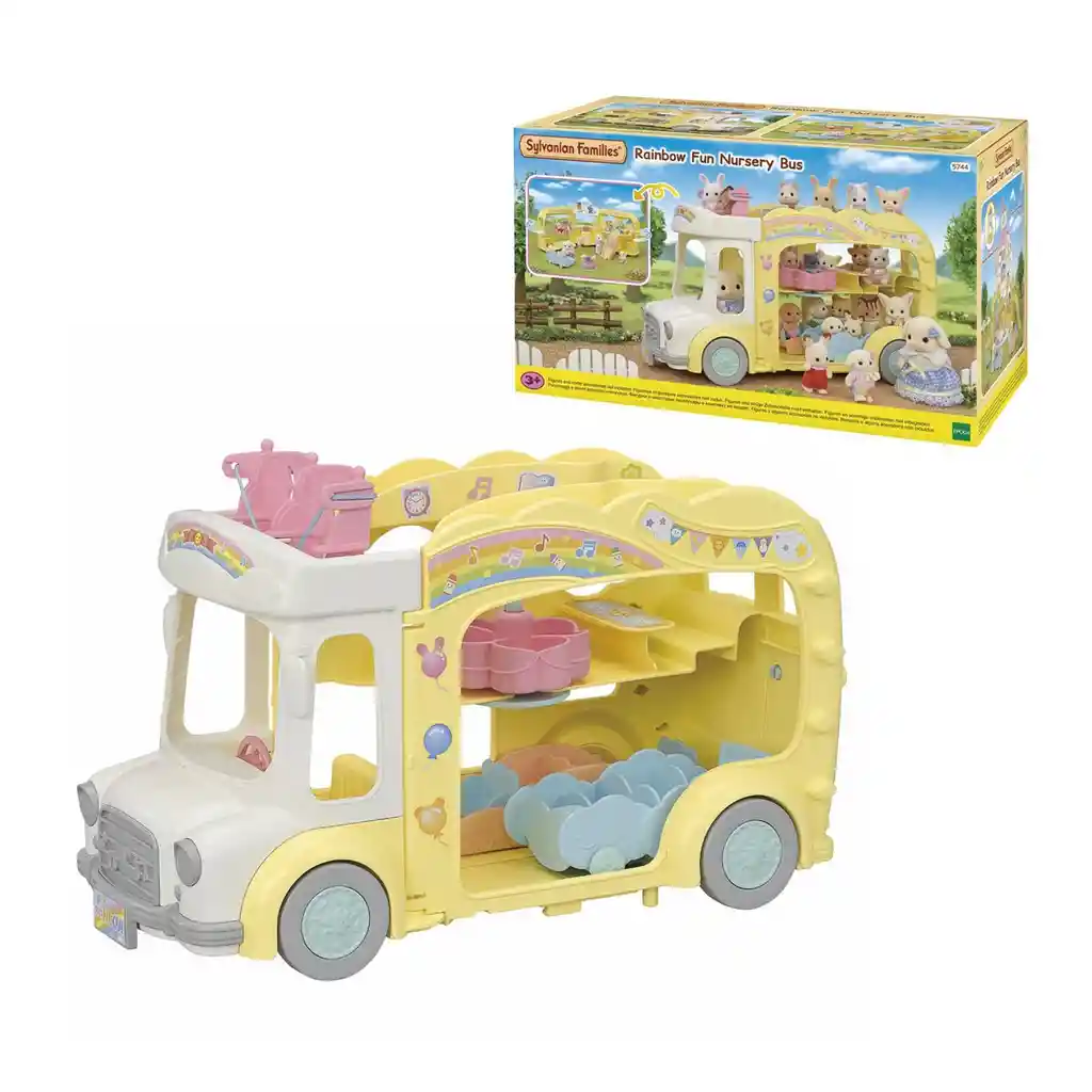 Autobus Arcoiris De Bebes Sylvanian Families