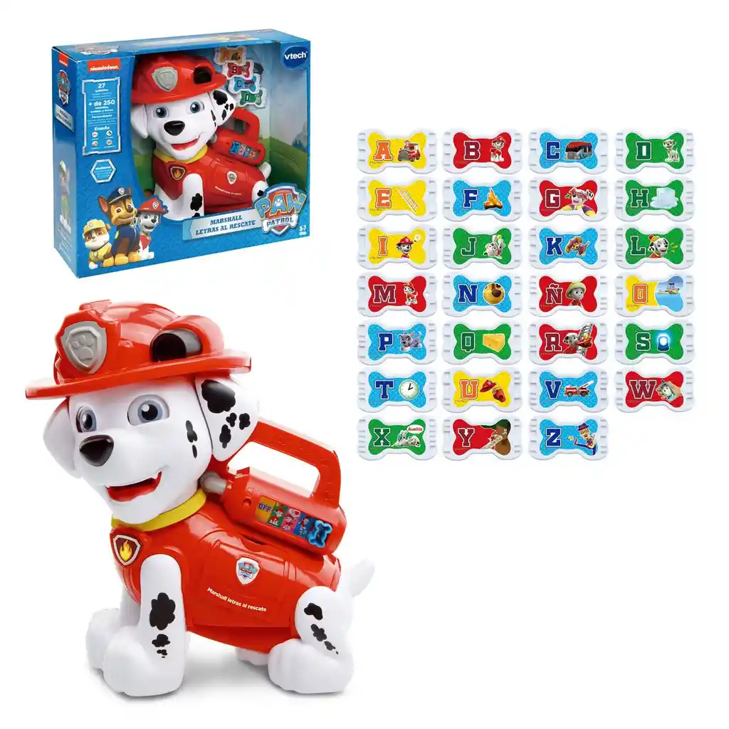 Marshall Letras Al Rescate Paw Patrol Vtech