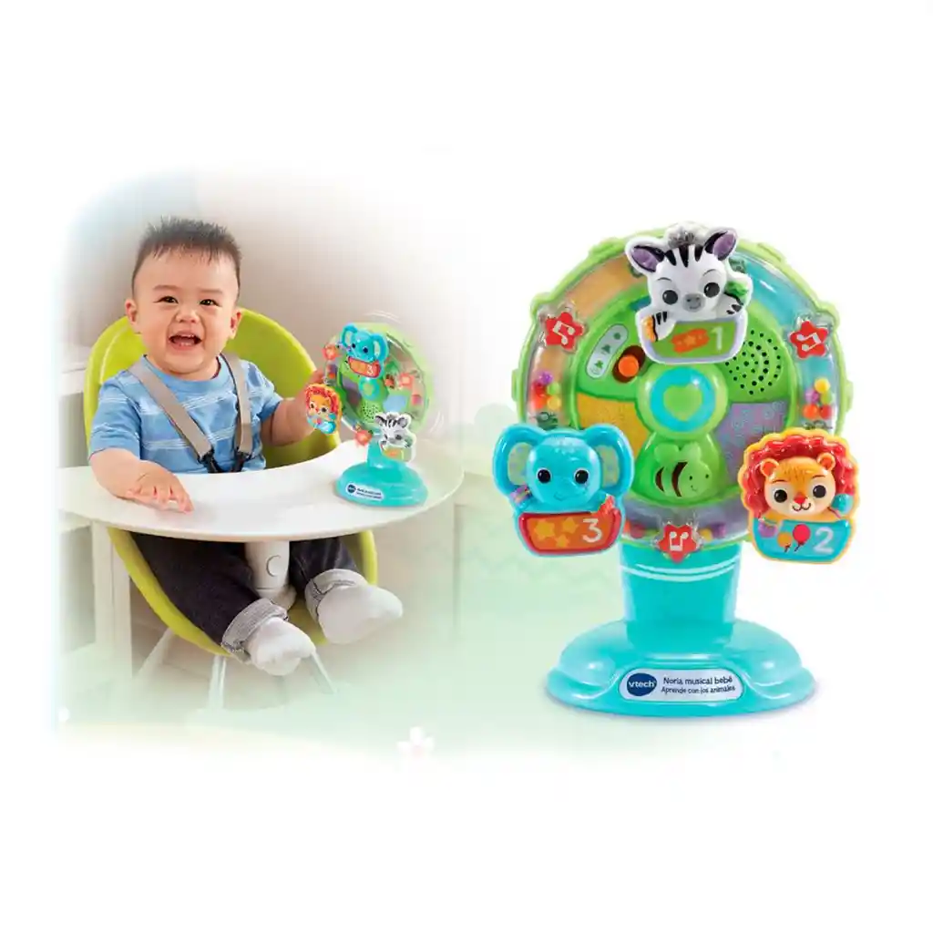 Noria Musical Bebe Aprende Con Los Animales Vtech