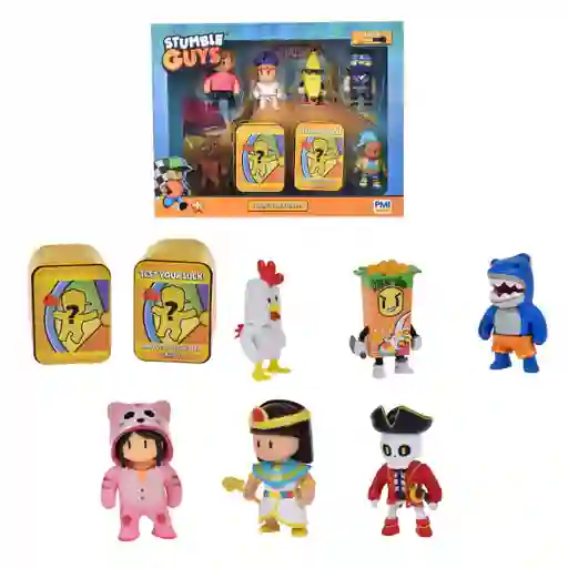 Pack 8 Figuras 5 Cms Stumble Guys