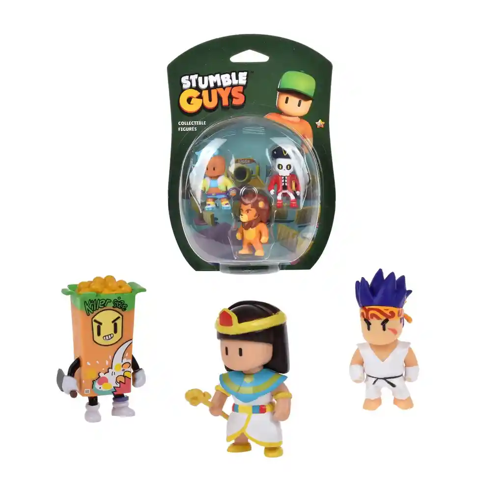 Pack 3 Figuras 5 Cms Stumble Guys