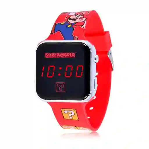 Reloj Super Mario Led Rojo